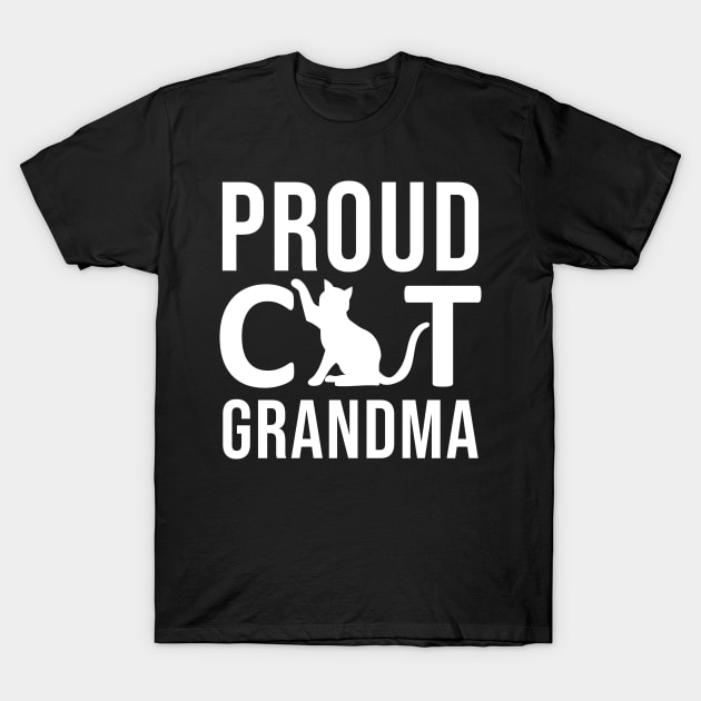 Proud Cat Grandma T-Shirt by DragonTees